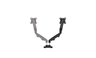 FELLOWES 9683601 EPPA DUAL ARMTILB. SORT
