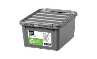 SMARTSTORE OPPBV.BOKS 21X17X11CM 2L GRÅ