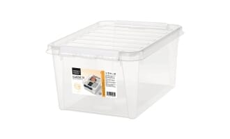 SMARTSTORE OPPB.BOKS 50X39X26CM 32L KLAR