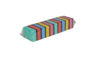 PK10 SKURESVAMP 9X6X3CM ASS. FARGER