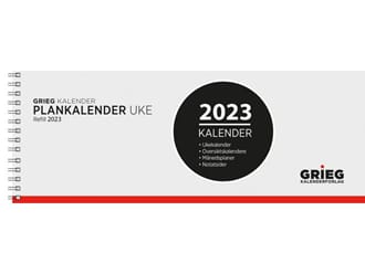 GRIEG LILLE PLANKALENDER UKE 2023