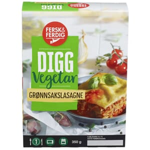 FERSK & FERDIG GRØNNSAKSLASAGNE VEGETAR 350G