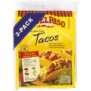 OLD EL PASO SPICE MIX FOR TACO 3STK 30G