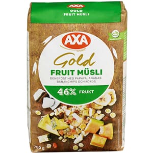AXA GOLD FRUKT MUSLI 750G