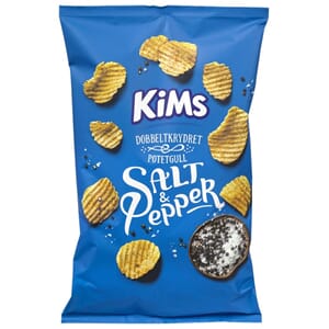 KIMS POTETCHIPS SALT & PEPPER 250G