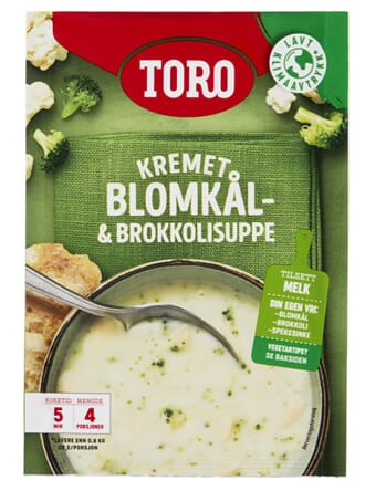 TORO BLOMKÅL BROCCOLI SUPPE KREMET 64G