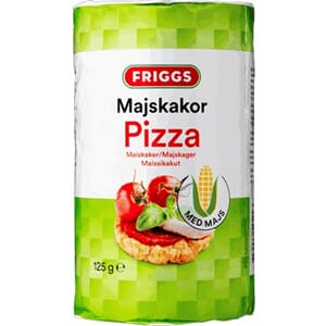 FRIGGS MAISKAKER PIZZA GLUTENFRI 125G