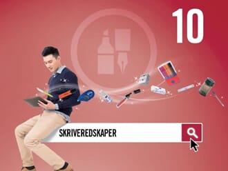 KULEPENN GUMMIBEL. M/TRYKK. BLÅ