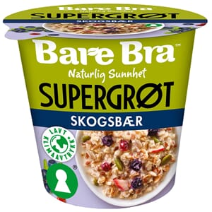 BARE BRA SUPERGRØT SKOGSBÆR 57G