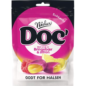 DOC HALSLINSER BRINGEBÆR & SITRON 50G