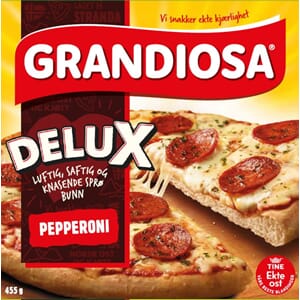 PIZZA GRANDIOSA DELUX PEPPERONI 455G