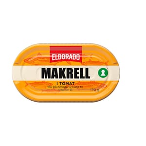 ELDORADO MAKRELLFILET TOMAT 170G