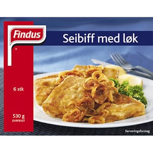 FINDUS SEIBIFF M/LØK 530G