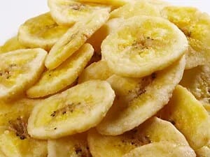 BANAN CHIPS TØRKET KG