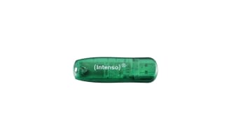 INTENSO RAINBOW LINE USB 2.0 8GB GRØNN