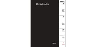 KALENDERE 7.SANS UKEKALENDER AVTALEBOK ALMANAKK SPIRALISERT