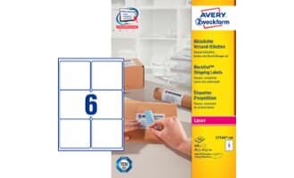 BX600 AVERY L7166 LASER ETIK. 99,1X93,1 187543