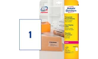 PK25 AVERY L7567 TRANS. ETIK. 21X29,7