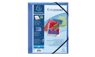 KREACOVER 55189E PRES.MAPPE 3KLP A4 BLÅ