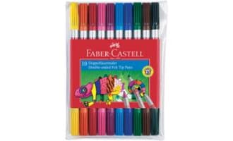 PK10 FABER CASTELL TUSJER DBL. 10 FARGER