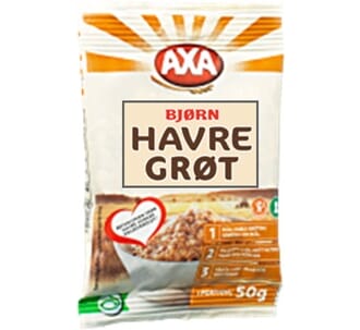 AXA HAVREGRØT M/MELK 50G