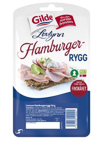 GILDE HAMBURGERRYGG LØVTYNN 100G