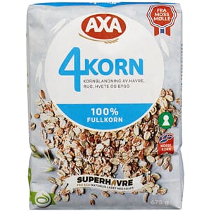 Axa havregrøt med rosiner og vanilje
